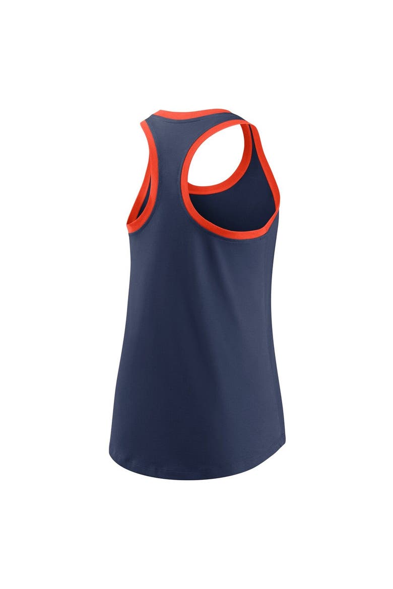 Women's Nike  Navy Houston Astros City Connect Tri-Blend Tank Top, Alternate, color, Navy