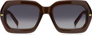BOSS 54mm Rectangular Sunglasses