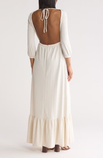 Square Neck Maxi Dress