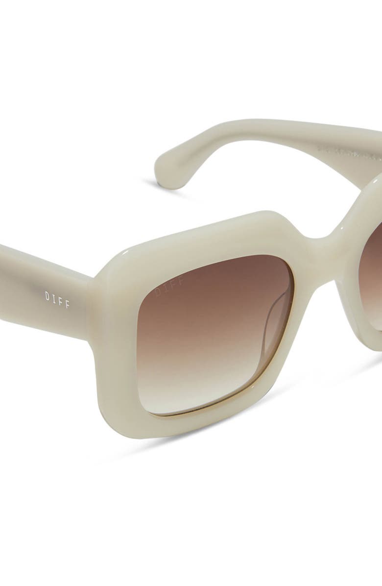 DIFF Giada 52mm Gradient Square Sunglasses, Alternate, color, 