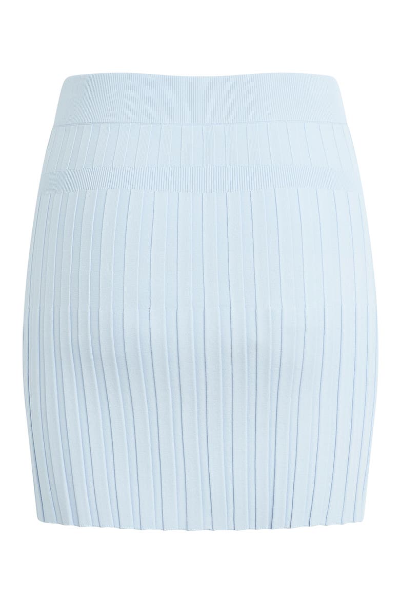 The Cecilia Pleated Sweater Miniskirt, Alternate, color, SKY BLUE