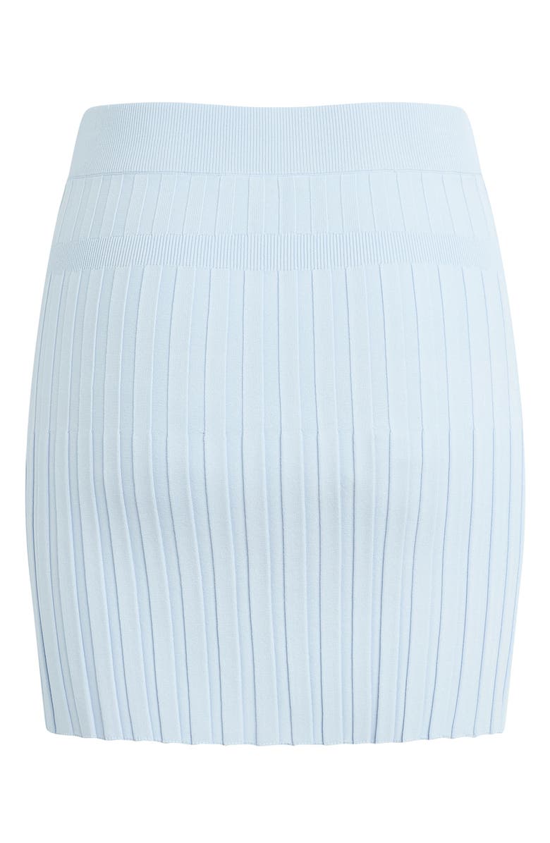 Favorite Daughter The Cecilia Pleated Sweater Miniskirt, Alternate, color, Sky Blue
