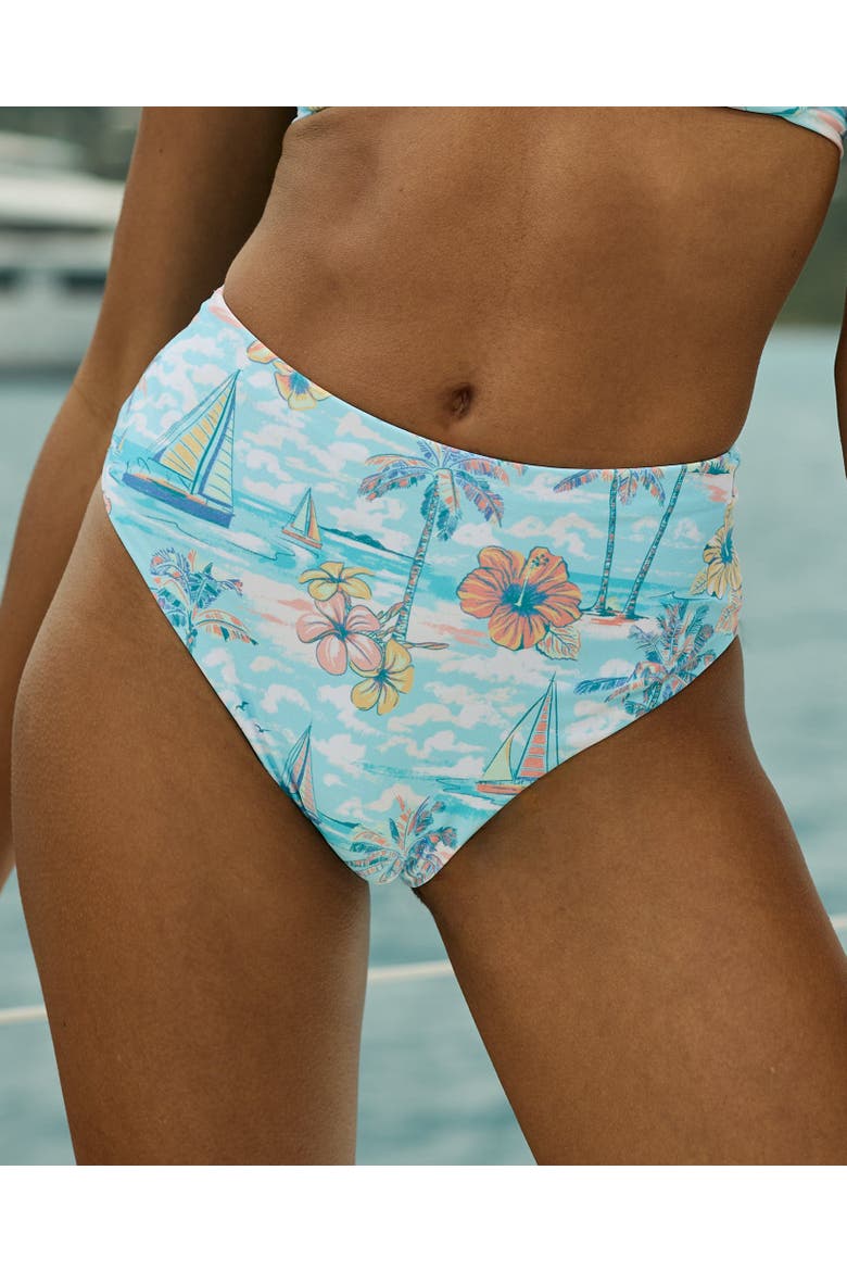 The BVIs - High Waist Bikini Bottom, Alternate, color, Light Blue
