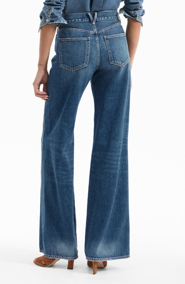 Veronica Beard Kasey Wide Leg Jeans, Alternate, color, City Stroll