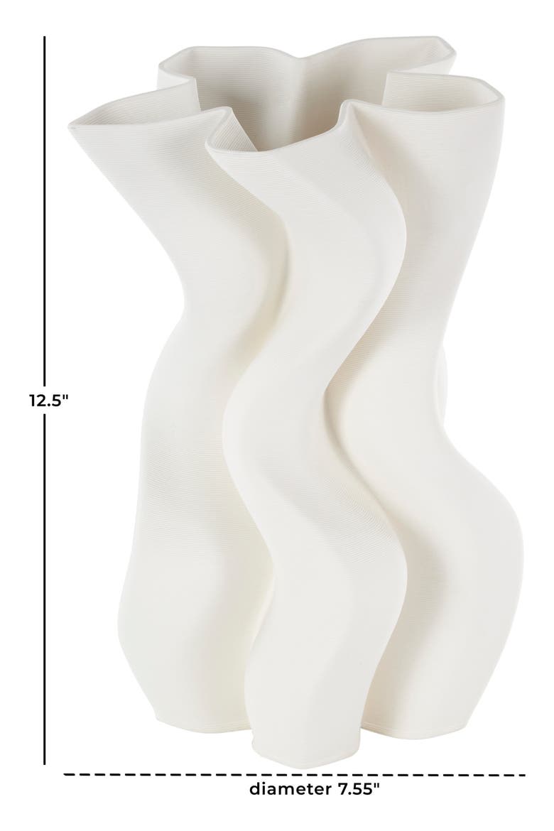 Ceramic Vase, Alternate, color, WHITE