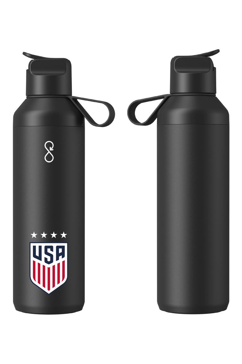 Peak GO 24-Ounce Water Bottle, Main, color, OBSIDIAN BLACK