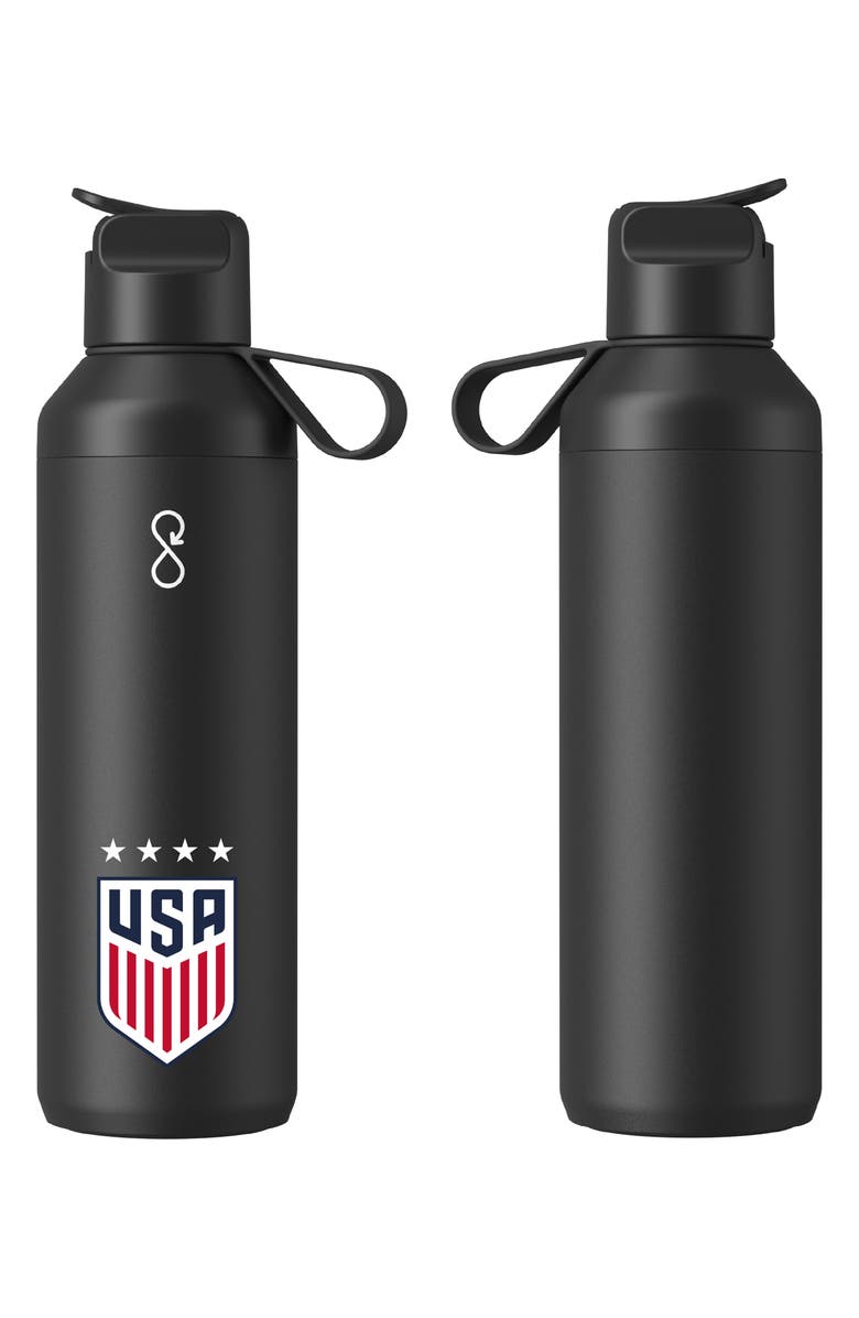 Ocean Bottle Peak GO 24-Ounce Water Bottle, Main, color, Obsidian Black