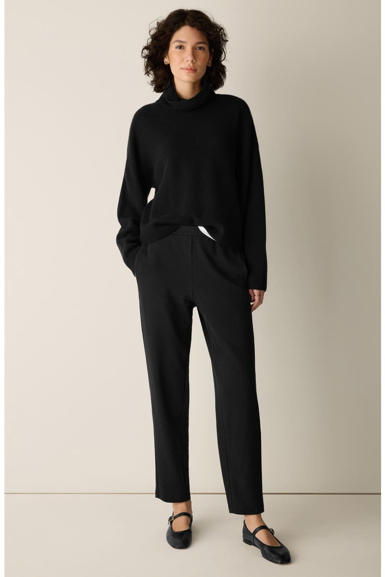 Slouch Ankle Pants, Alternate, color, BLACK