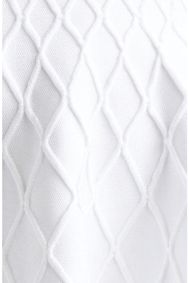 Diamond Jacquard Mini Sweater Dress, Alternate, color, 0FA WHITE