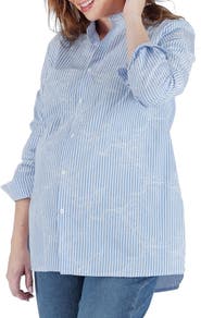 Cache Coeur Camille Button-Up Maternity/Nursing Top