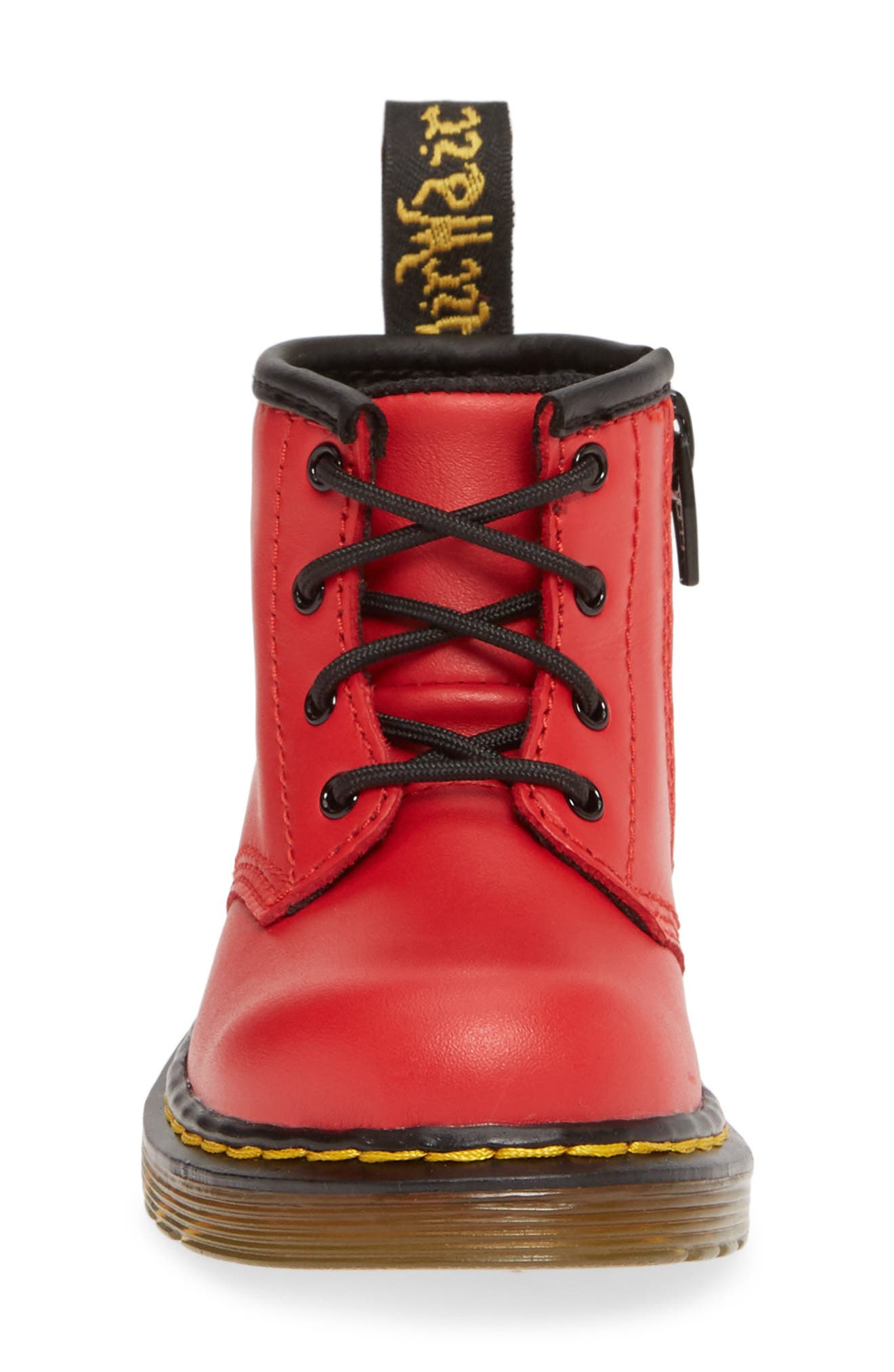 Dr. Martens 'Brooklee' Patent Leather Boot, Alternate, color, 