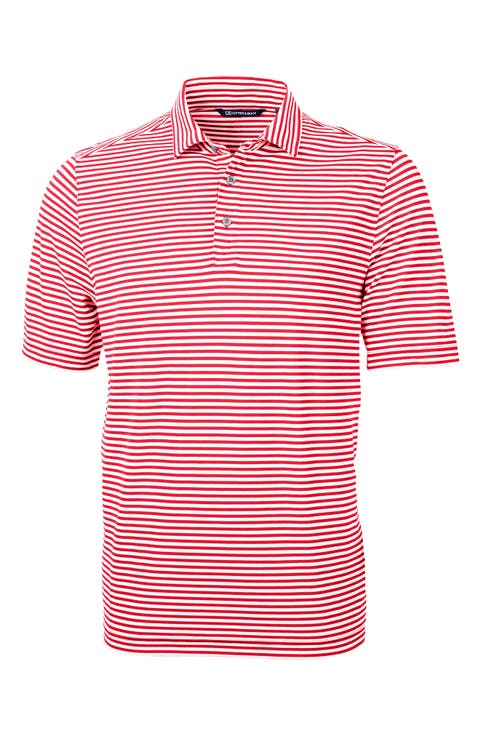 Virtue Piqué Stripe Recycled Blend Polo