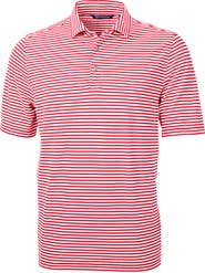 Cutter & Buck Virtue Piqué Stripe Recycled Blend Polo