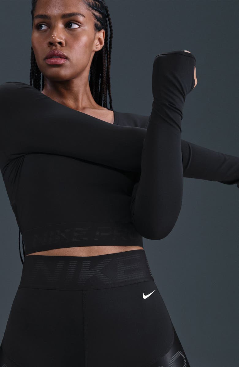 Nike Pro Sculpt Dri-FIT High Waist Bike Shorts, Alternate, color, 