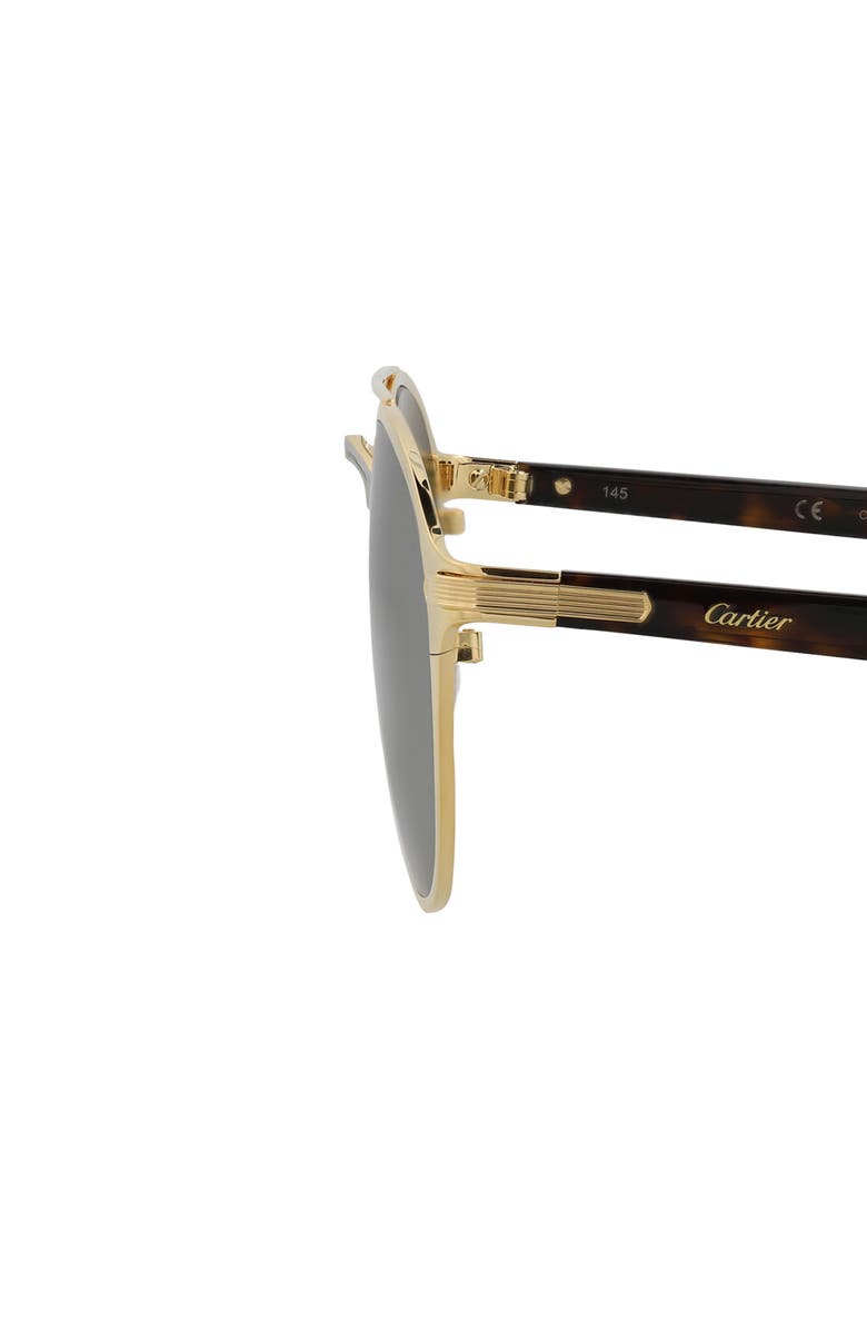 Cartier 56mm Aviator Sunglasses, Alternate, color, 