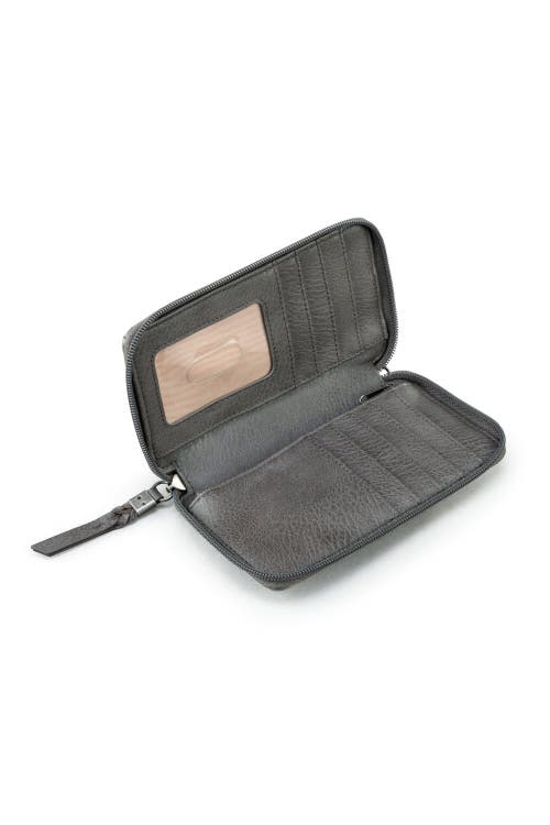 The Sak Silverlake N/s Smartphone Crossbody In Slate Leaf Emboss