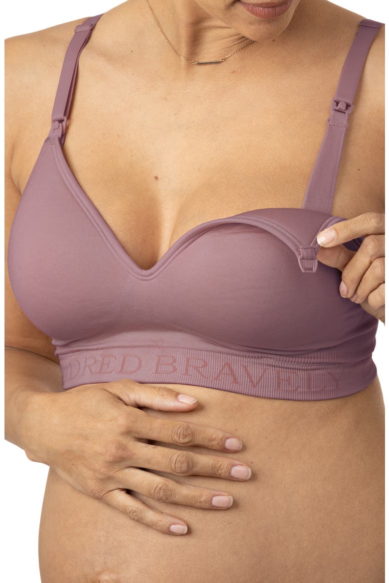 Sublime Contour Maternity & Nursing Bra-Sizing Available from B-D Cup, Alternate, color, TWILIGHT