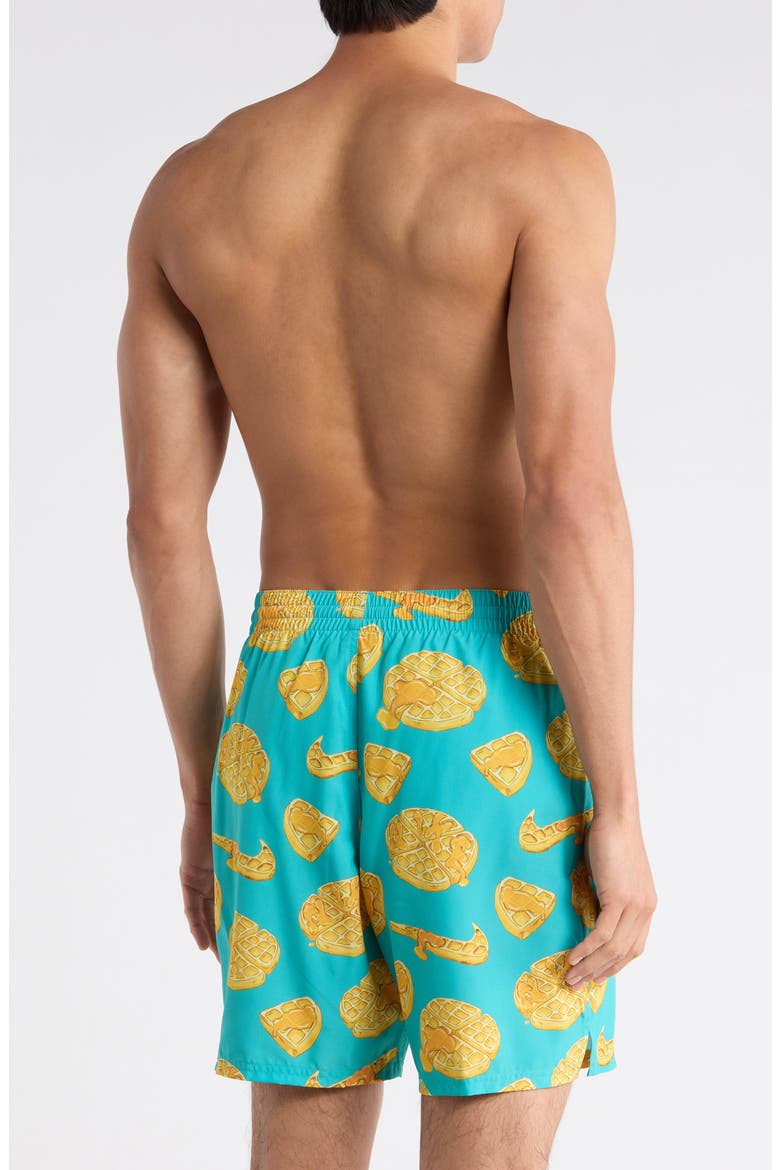 Volley Swim Trunks, Alternate, color, DUSTY CACTUS