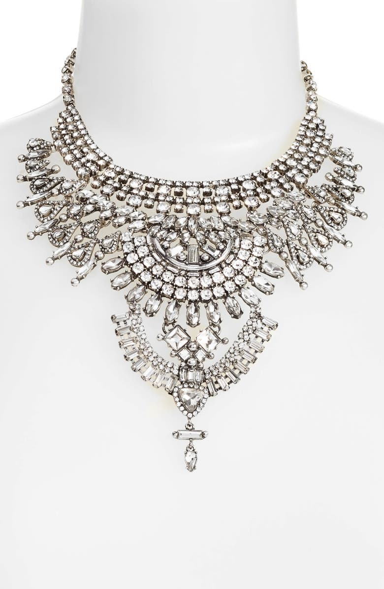 DLNLX BY DYLANLEX Chain & Crystal Necklace, Alternate, color,