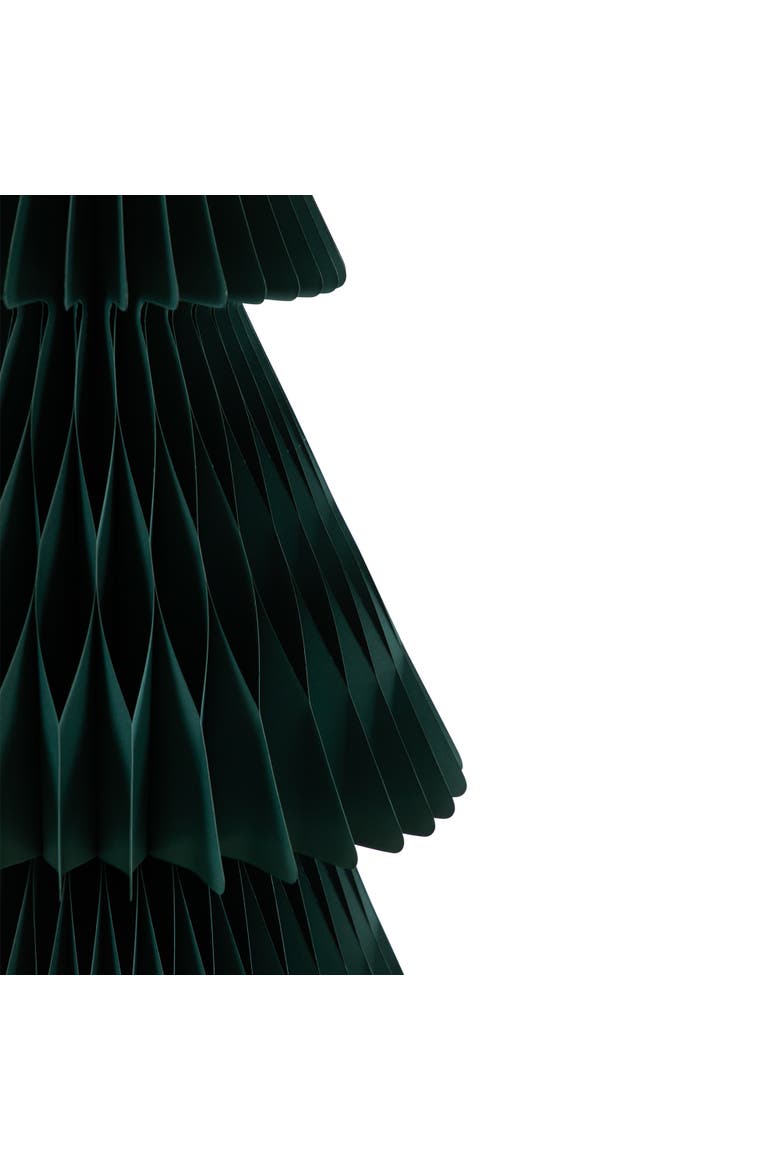 Tall Accordion Honeycomb Foldable Paper Christmas Tree - 4' -  Dark Green, Alternate, color, Green