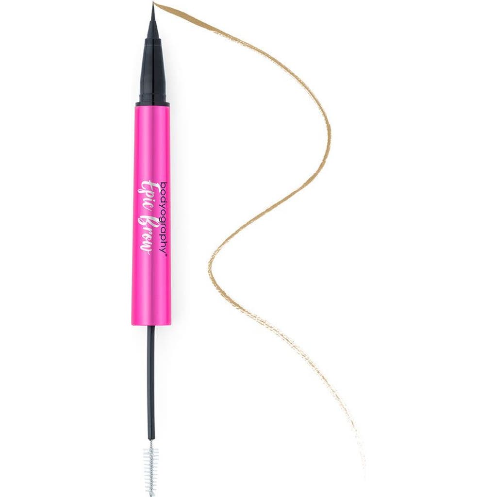 Bodyography Epic Brow Liquid Brow Definer & Clear Brow Gel In Blonde