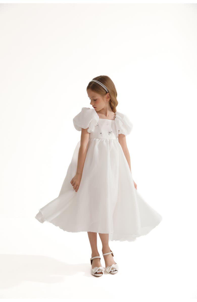 Tulleen Janelle Dress, Alternate, color, White