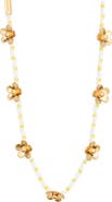 Marc Jacobs Daisy Beaded Station Necklace