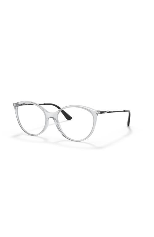 Vogue Eyewear 53mm Oval Optical Glasses In Metallic
