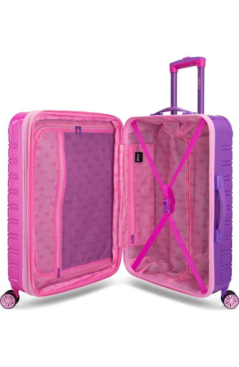 IFLY Fibertech Passion Flower 20" Expandable Wheeled Carry-On Bag, Alternate, color,