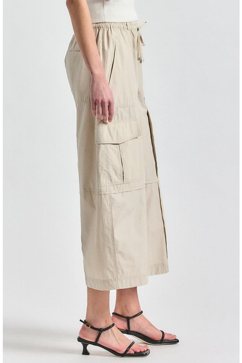 Ruth Wide Leg Cargo Pants, Alternate, color, OYSTER GRAY