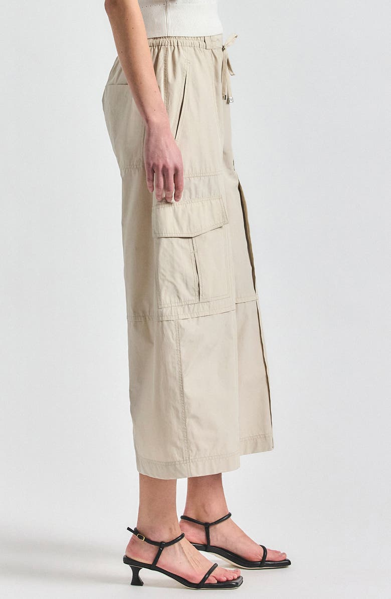 Derek Lam 10 Crosby Ruth Wide Leg Cargo Pants, Alternate, color, Oyster Gray