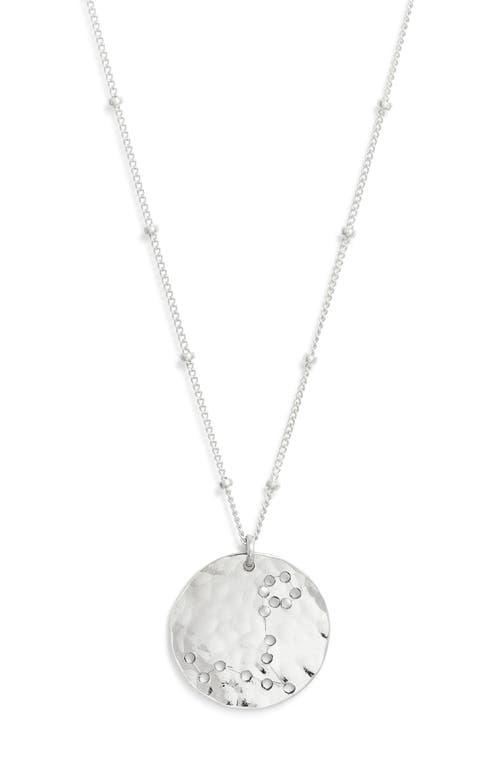 Nashelle Constellation Pendant Necklace In Sterling Silver Pisces