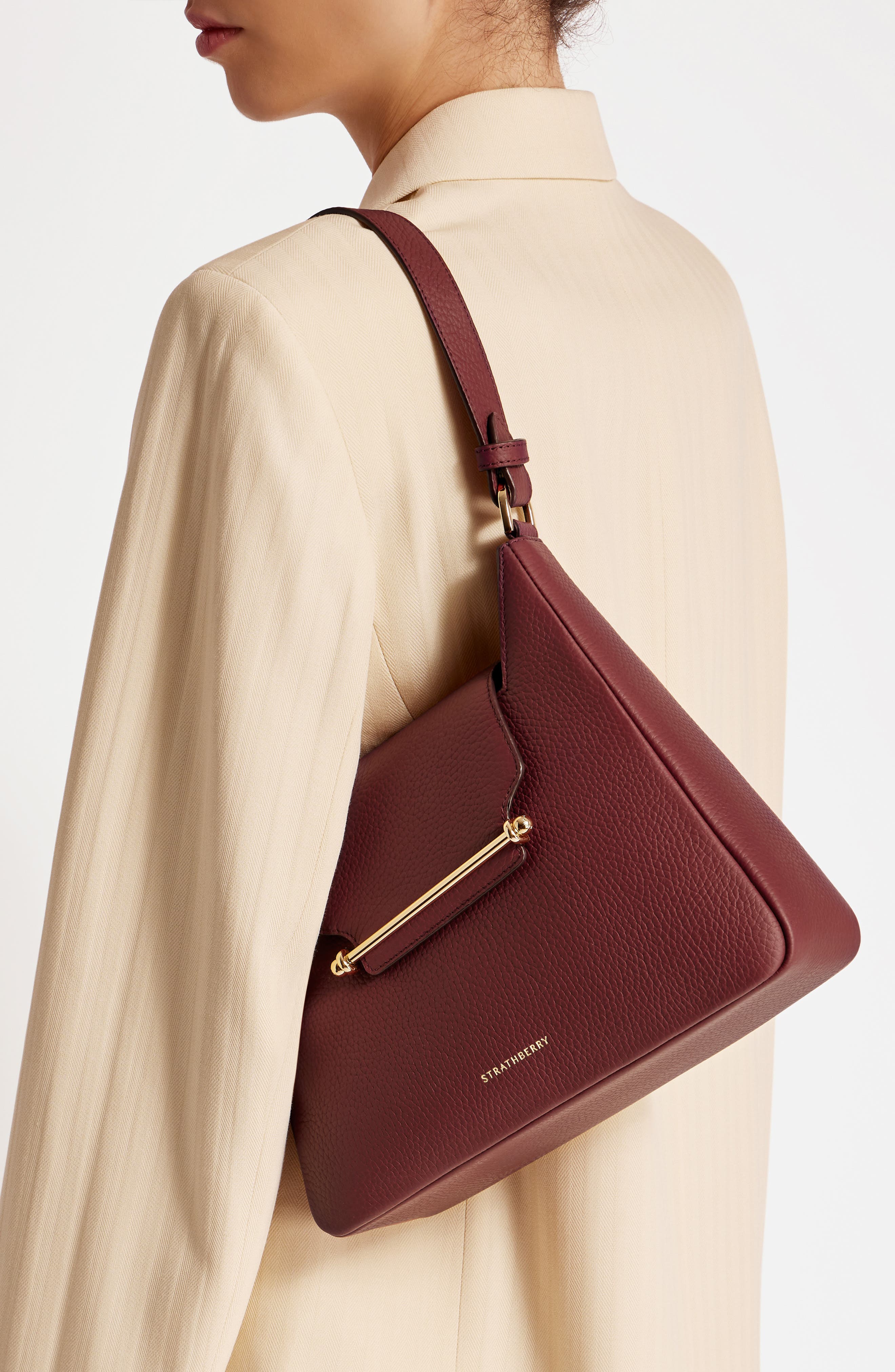 Женские сумки Strathberry Multrees Leather Hobo — фото 2