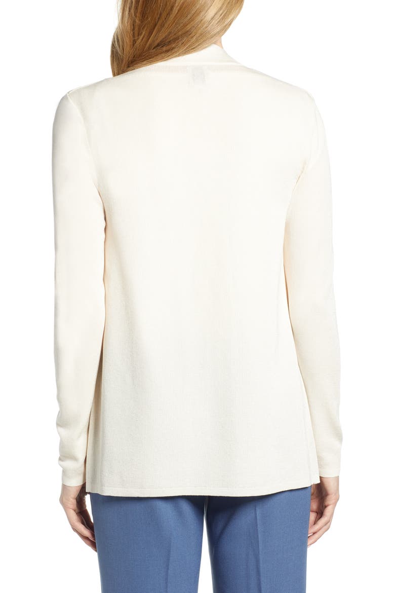 Malibu Cardigan, Alternate, color, ANNE WHITE