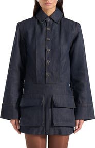 Manière De Voir Laure Cargo Shirt Mini Dress