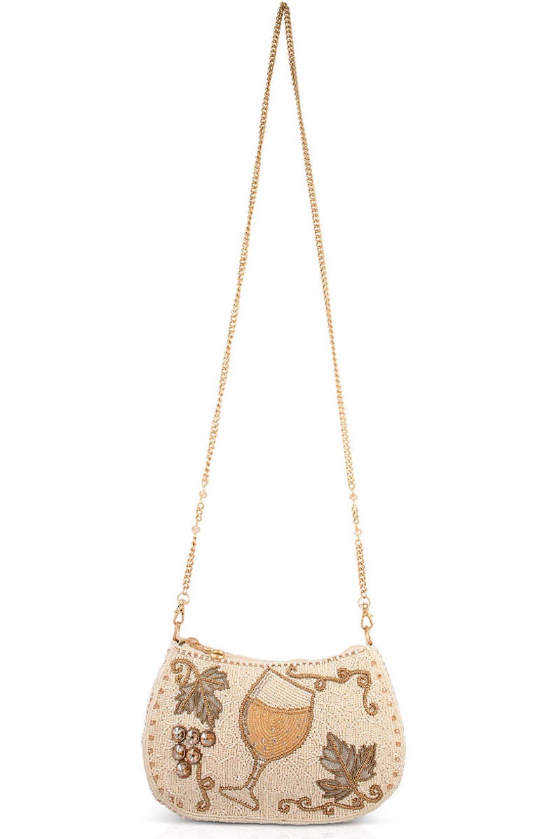 Mary Frances Accessories Grape Escape Crossbody Handbag, Alternate, color, Ivory