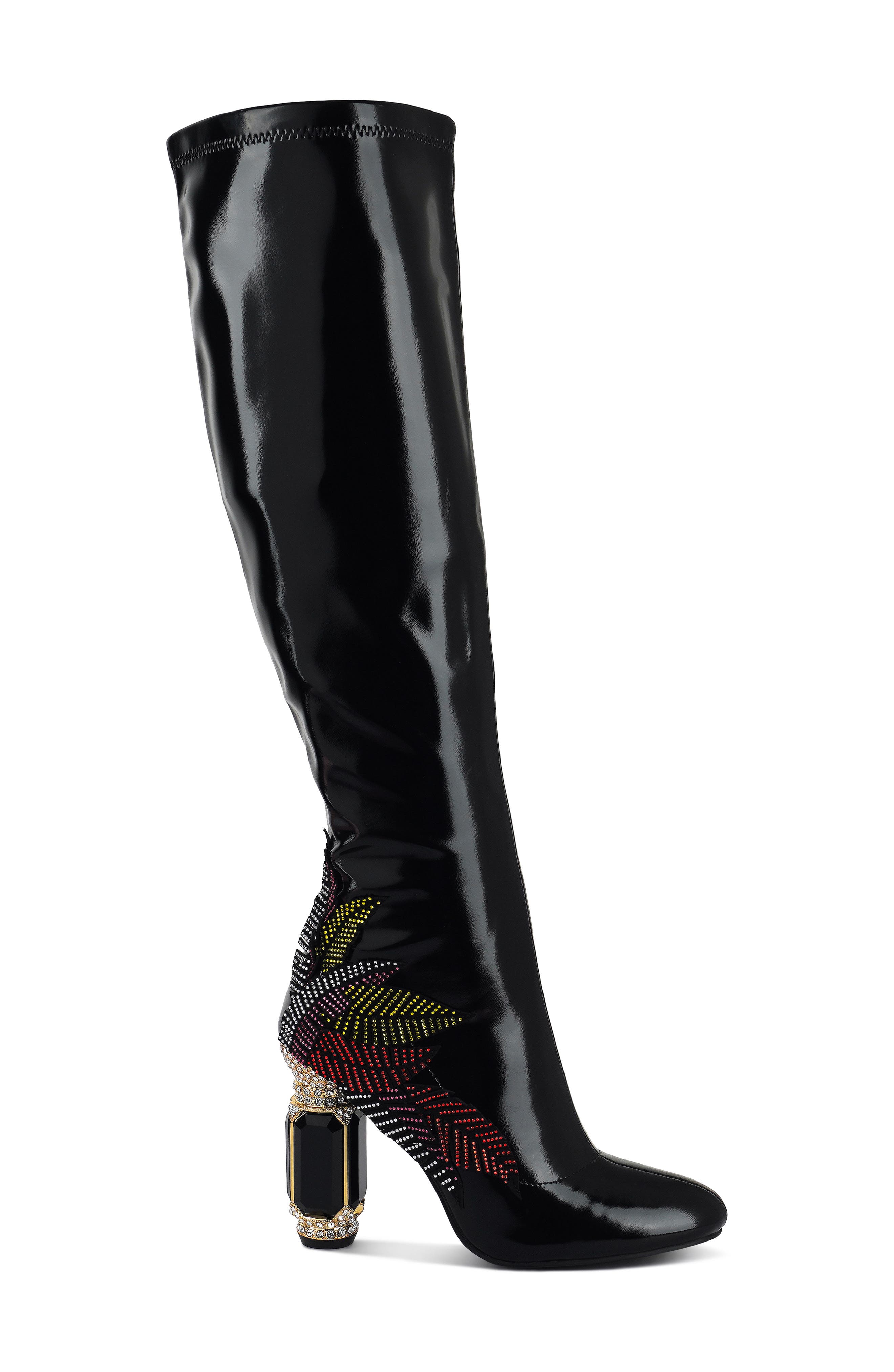 LONDON RAG Ecstasy Fantasy Tall Boot, Alternate, color, Black