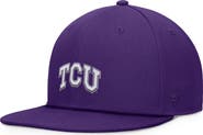 TOP OF THE WORLD Men's Top of the World Purple TCU Horned Frogs Fundamental Snapback Hat