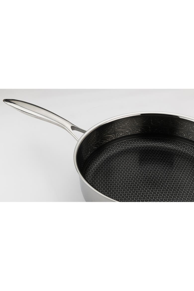 Black Cube Hybrid Quick Release 3-Quart Saute Pan w/Lid, 9.5-Inch, Alternate, color, Silver