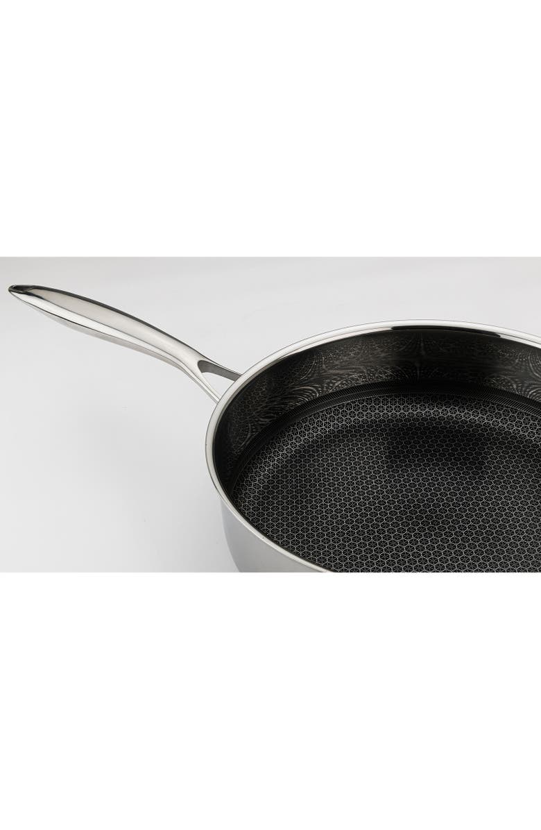 FRIELING Black Cube Hybrid Quick Release 3-Quart Saute Pan w/Lid, 9.5-Inch, Alternate, color, Silver