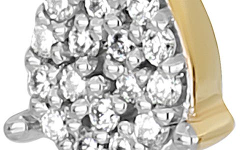 Bony Levy Mykonos Diamond Drop Hoop Earrings In 18k Yellow Gold