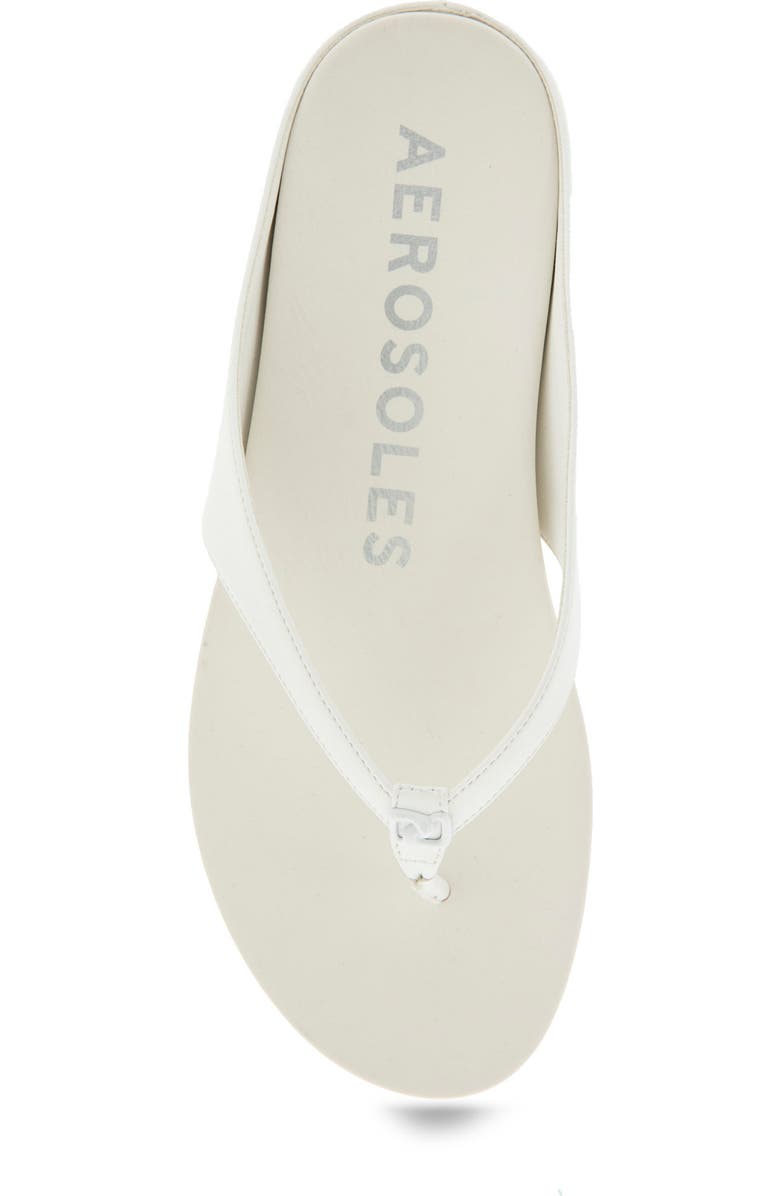 Aerosoles Fisher Sandal, Alternate, color, White Faux Leather
