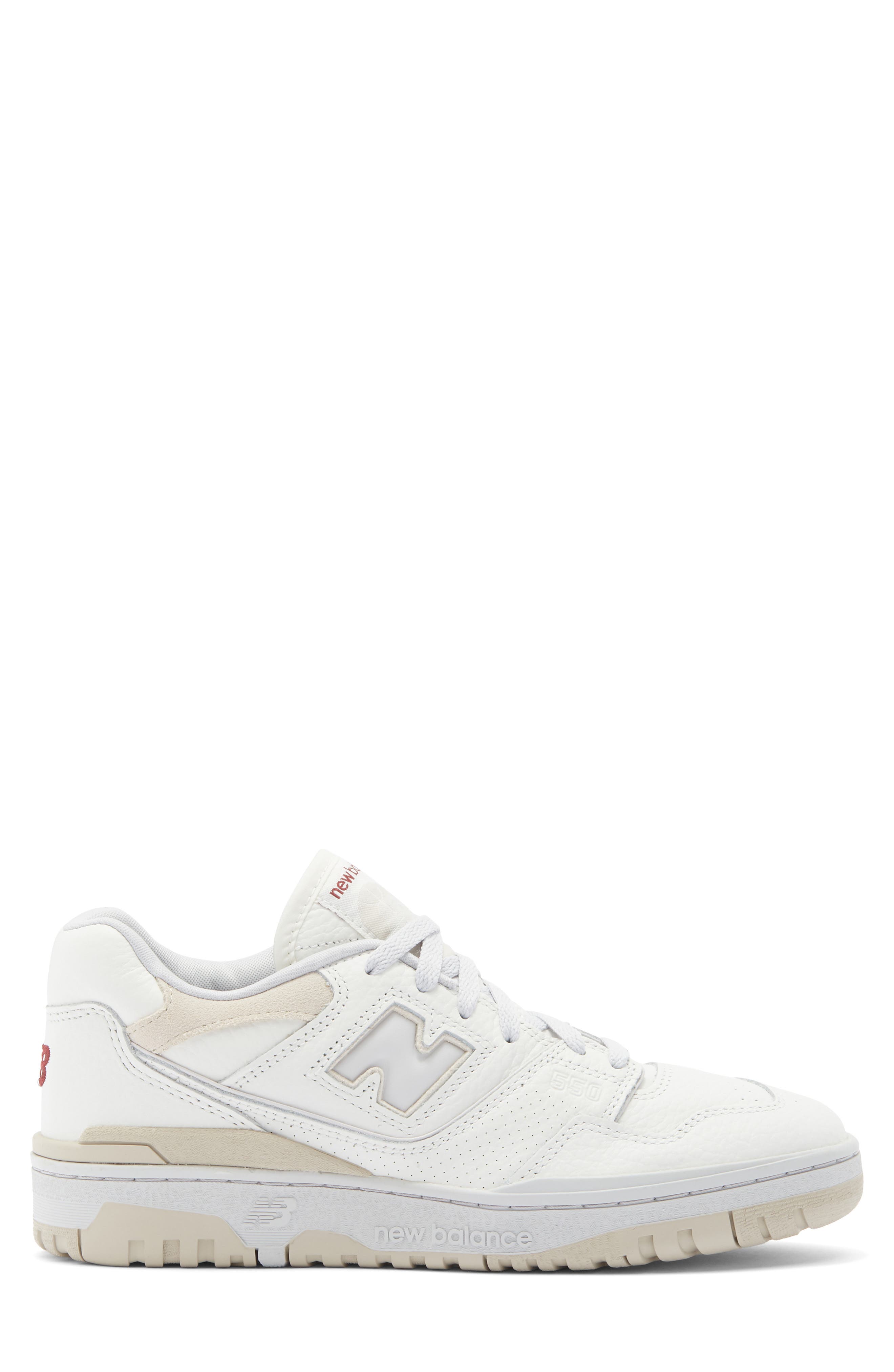 New Balance 550 Basketball Sneaker, Alternate, color, Sea Salt/ Grey Matter