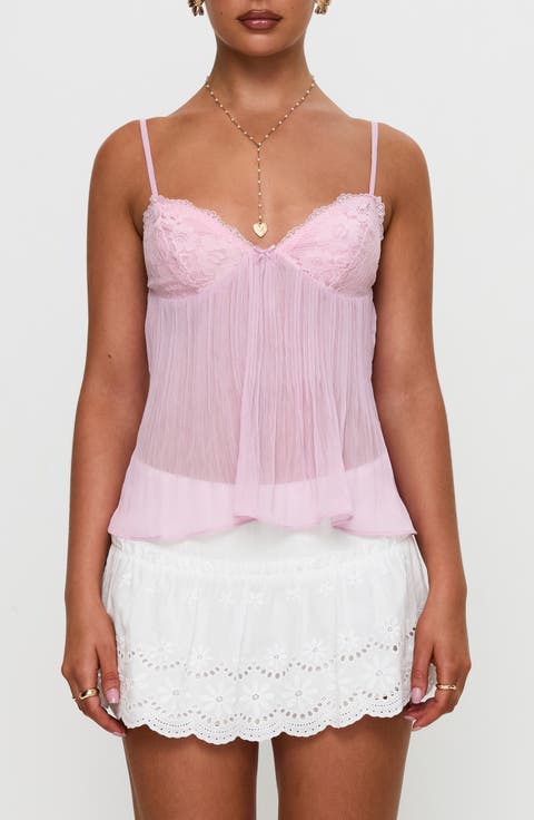 Zami Lace Pleated Camisole