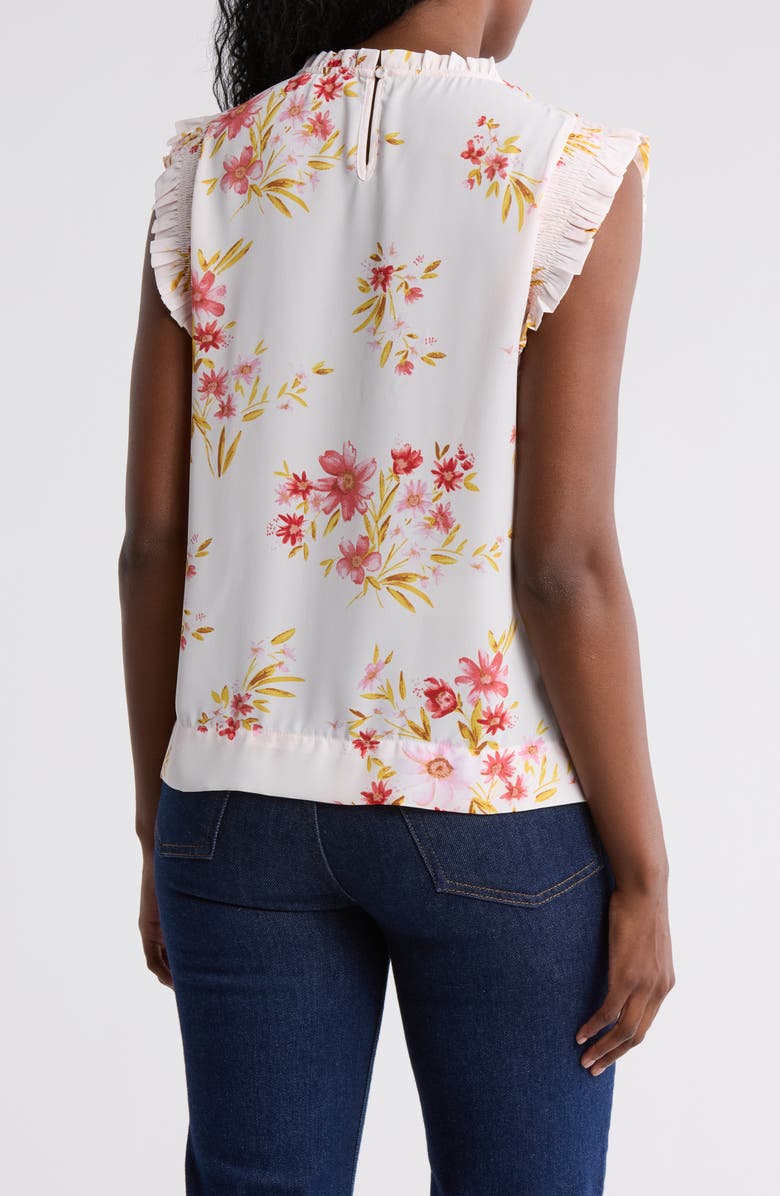 DR2 by Daniel Rainn Smocked Sleeveless Top, Alternate, color, 