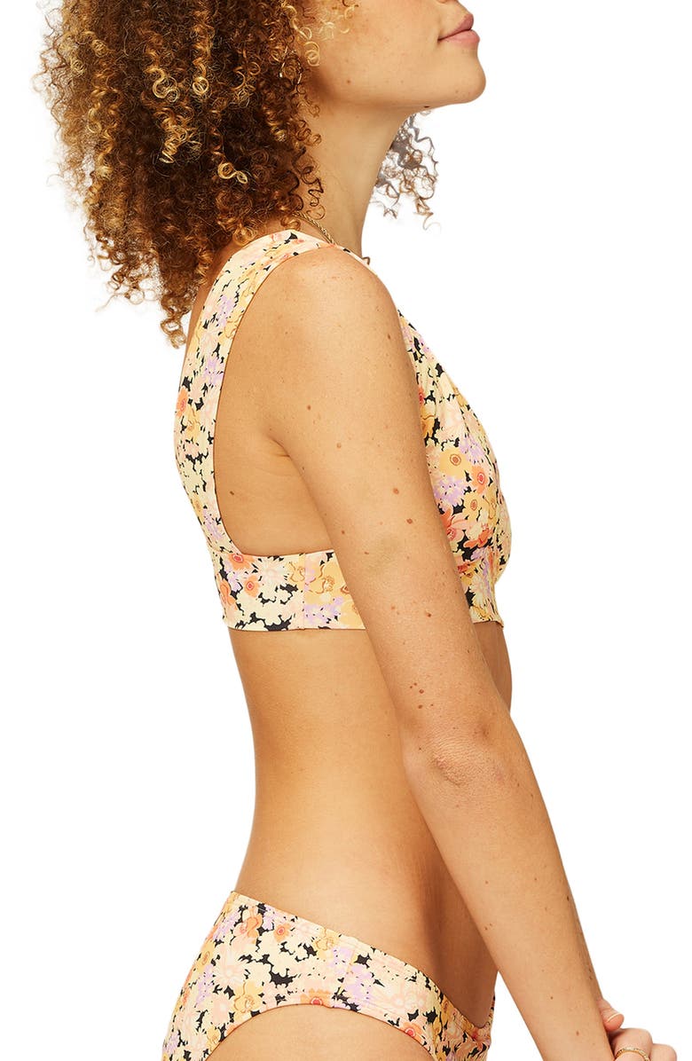Billabong Forever Dazed Plunge Bikini Top, Alternate, color,