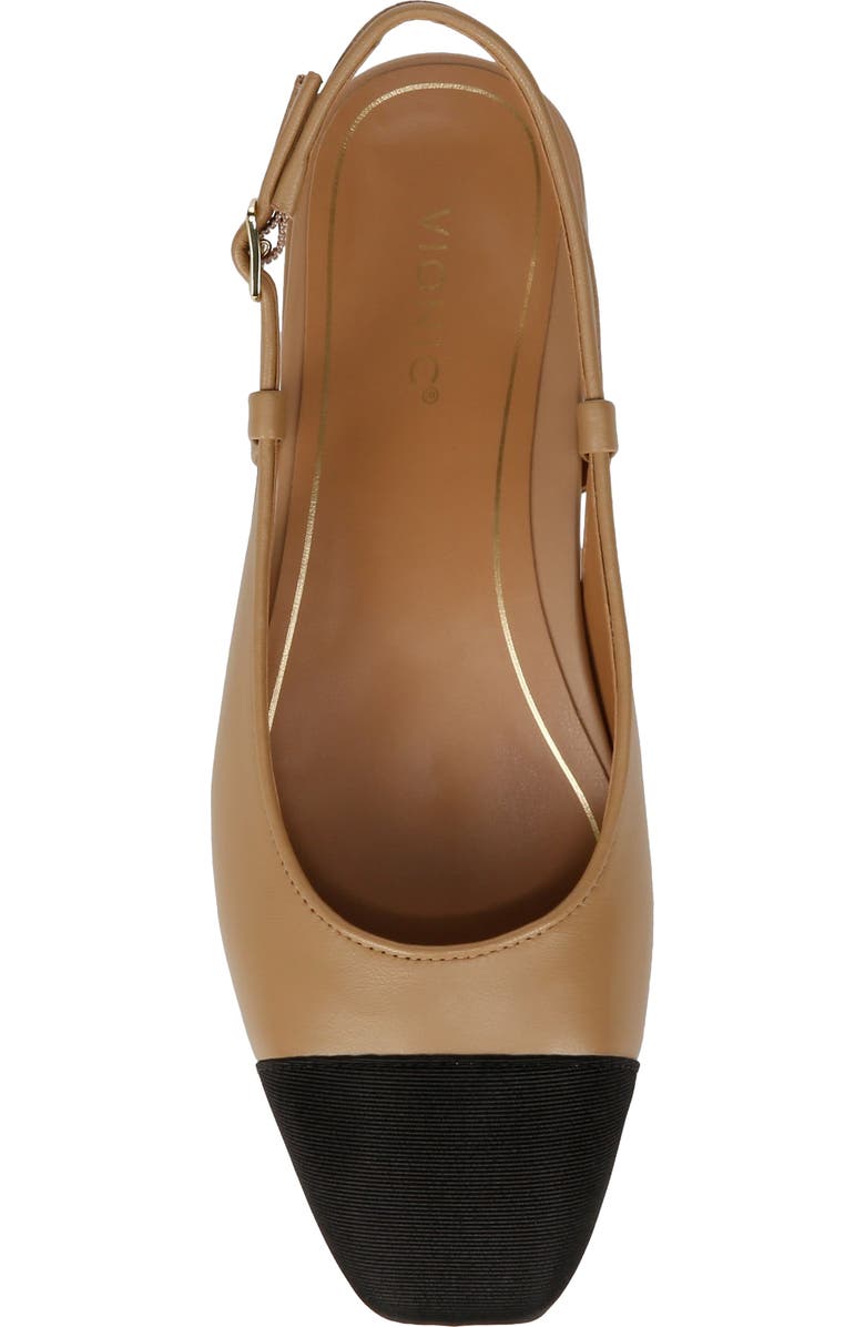 Vionic Petaluma Slingback Flat, Alternate, color, Camel Leather