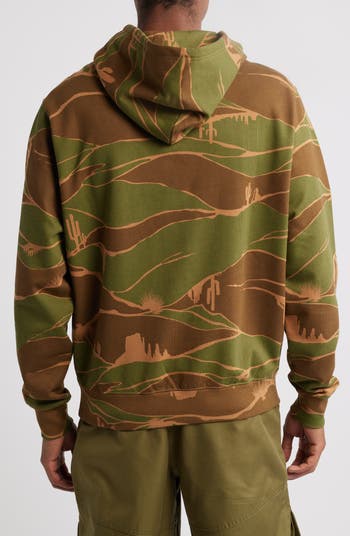 Camo Arch Cotton Graphic Hoodie