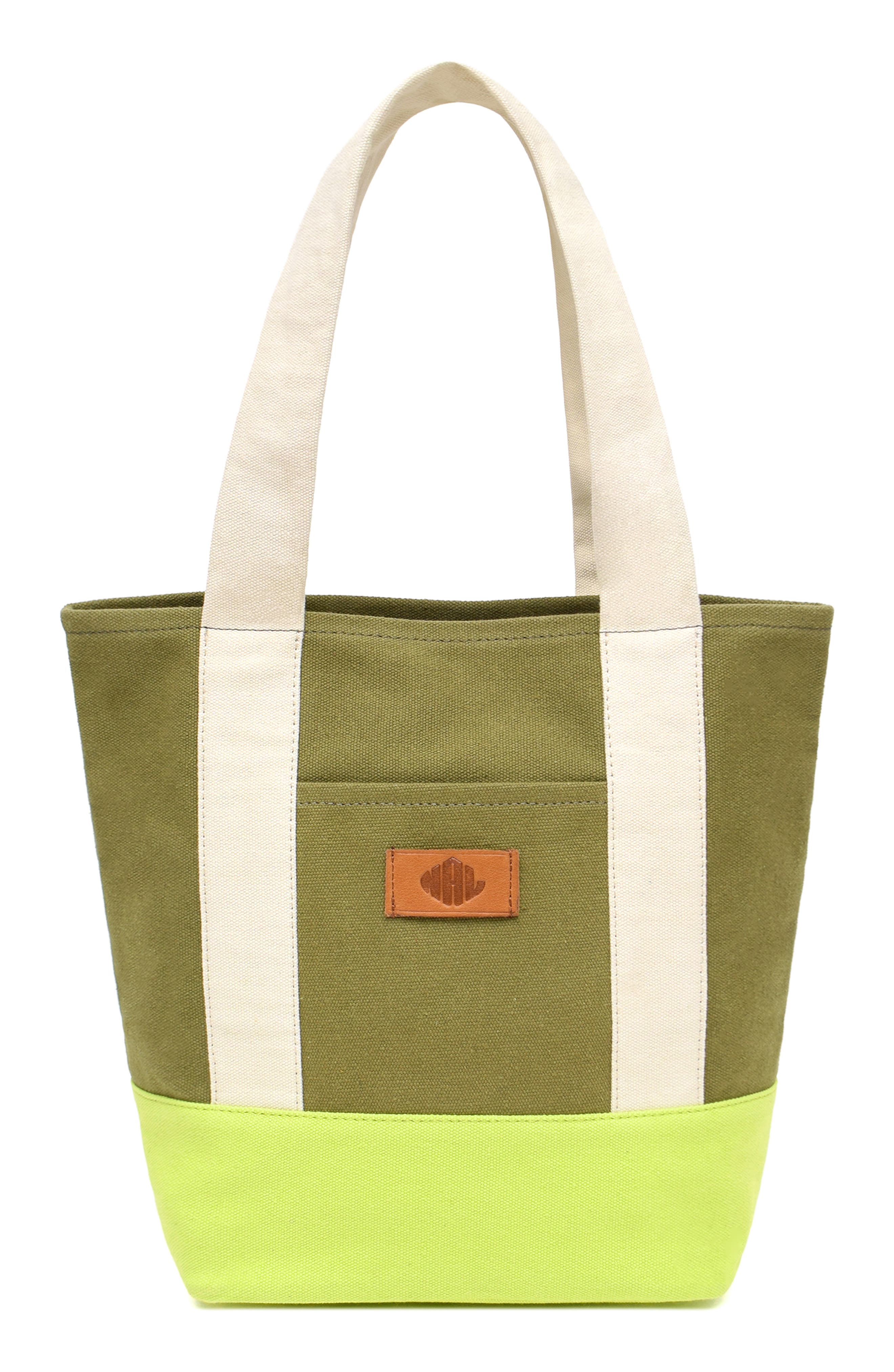 New Amsterdam Leatherworks Medium Kylee Colorblock Tote Bag