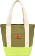 New Amsterdam Leatherworks Medium Kylee Colorblock Tote Bag